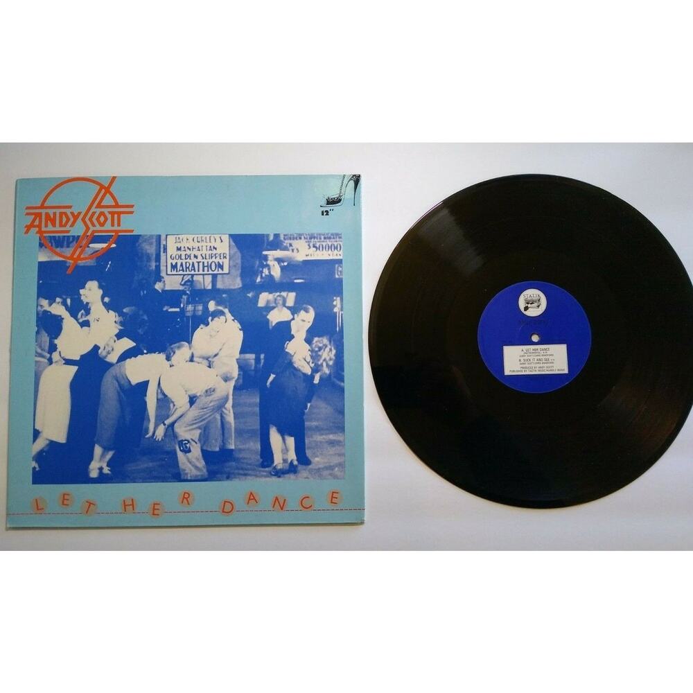 Andy Scott Let Her Dance Vinyl 12" EP Record 1984 Sweet Synth-Pop Rock Pop UK